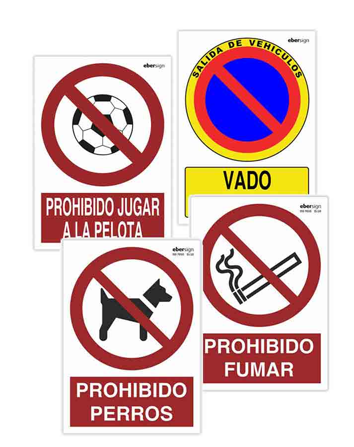 Señal de prohibición + Pictograma: Prohibido Fumar